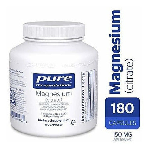 citrato de Magnesio - 180 pastillas