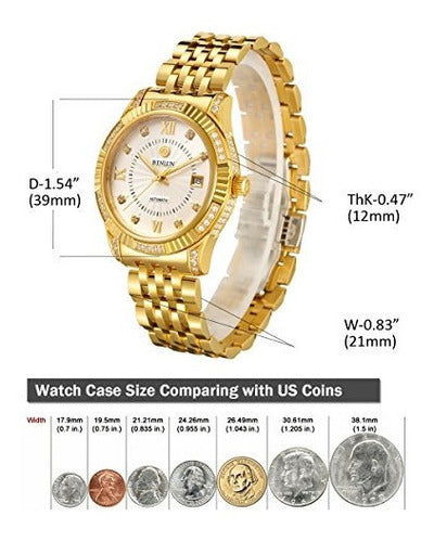 Reloj de oro de 18 quilates para hombre
