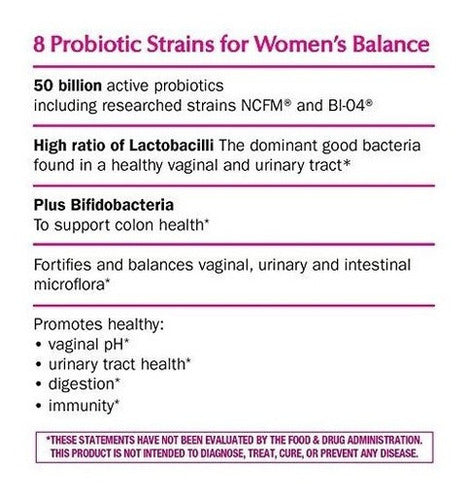 Probiótico para mujer