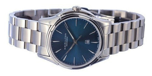 Reloj de mujer de acero inoxidable con esfera azul
