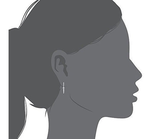 Pendientes Largos De Aro Y Triángulo