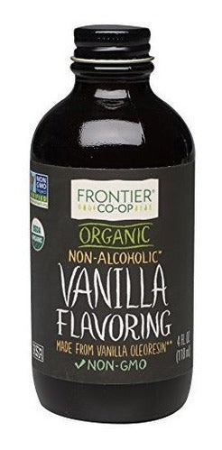 Frontier Sabor A Vainilla Orgánico, 4 Onzas