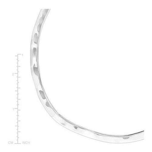 Aretes colgantes de doble círculo De Latón