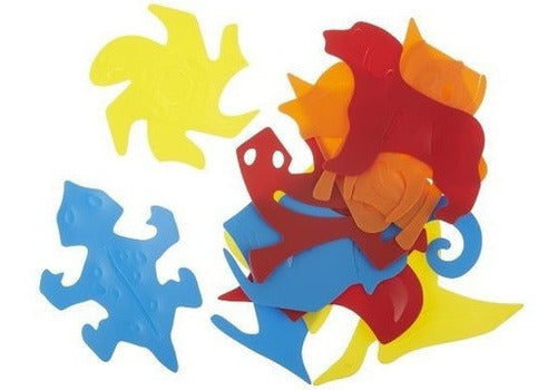 Roylco R5863 Tessellations Animal Templates - Paquete De 12