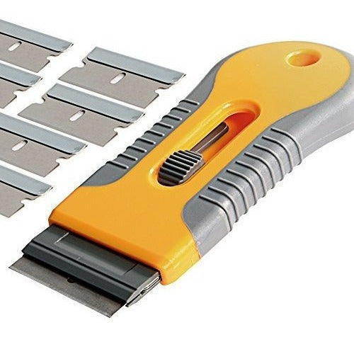 Cuchillo de utilidad para quitar pegantinas + 10 hojillas