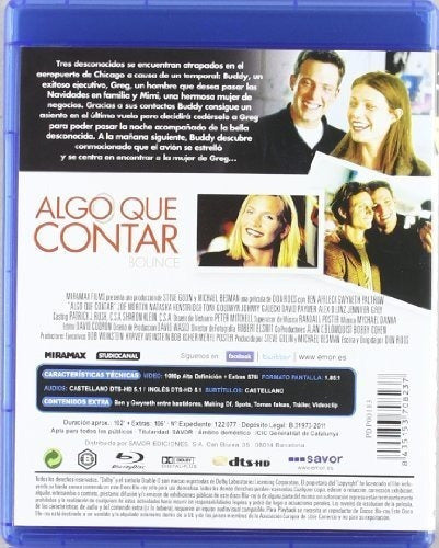 Algo Que Contar (blu-ray) (película Importada)