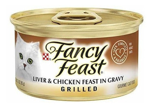 Purina Fancy Feast A La Parrilla, Festín De Hígado Y Pollo