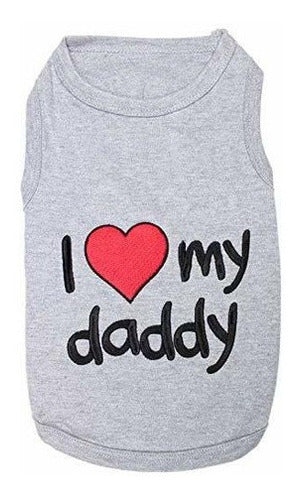 Camiseta Parisiense Del Animal Doméstico Del Amor I Daddy