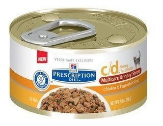 Vía urinaria multicare para felinos Hill's Prescription Diet C / d