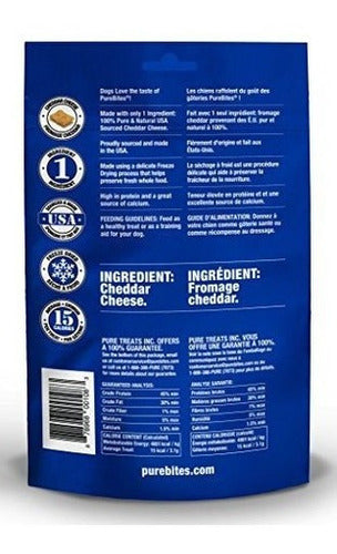 Queso Cheddar Para Perros Purebites, 4.20z /120g - Tamaño