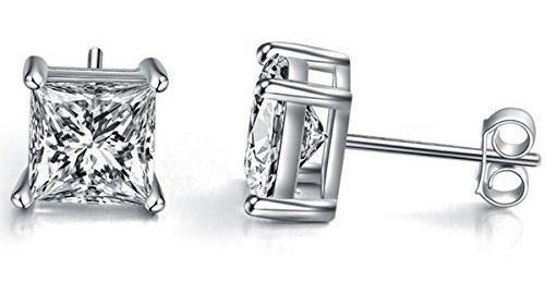 Sephla, Chapado En Oro, Plata De Ley 925, 4 Puntas, 7 Mm