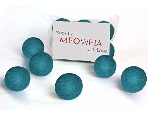 Juguetes De Pelotas De Lana Meowfia - Paquete De 6 Cajas De