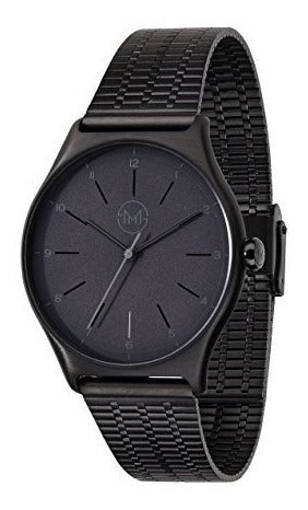 Reloj Super Slim En Negro Unisex