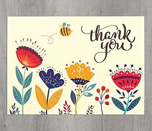 Tarjetas De Agradecimiento De Tinta De Chispa