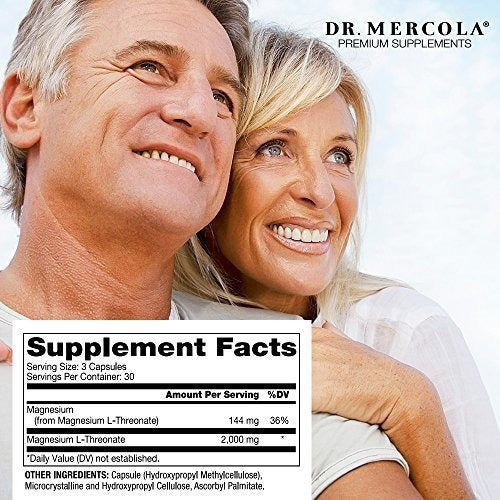 90 Cápsulas L-treonato de magnesio