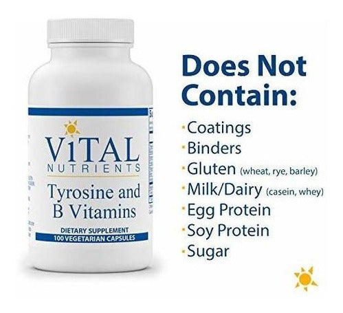 Nutrientes Vitales - Tirosina Y B-vitaminas - Fórmula De La