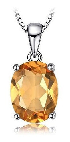 JewelryPalace - Collar con colgante de plata de ley