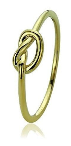 Anillo De Compromiso De Oro Amarillo De 14q Anillo De