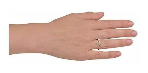 Anillo De Oro Amarillo De 10 K