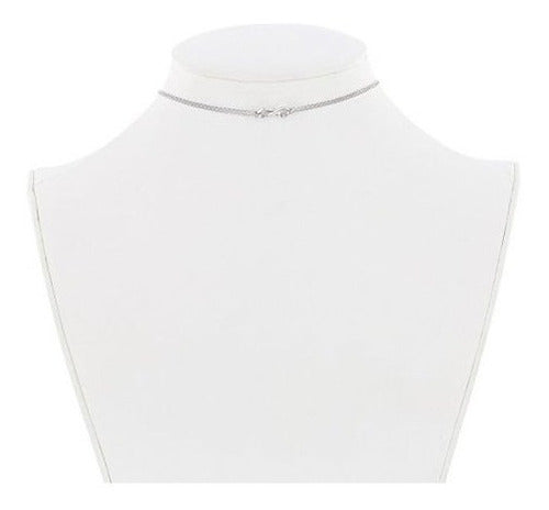 Collar de doble cadena italiano