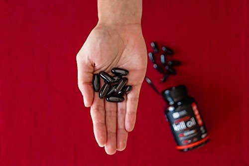 Aceite De Krill Antártico (doble Potencia) Con Omega-3 Epa,