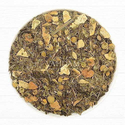 Hojas Sueltas De Té Verde Menta De Manzanilla (100 Tazas)