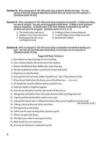 ejercicios para el Manual de gramática