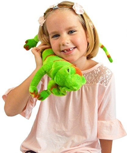 Viahart Iago peluche de Iguana Casi 2 1/2 Pies De Largo