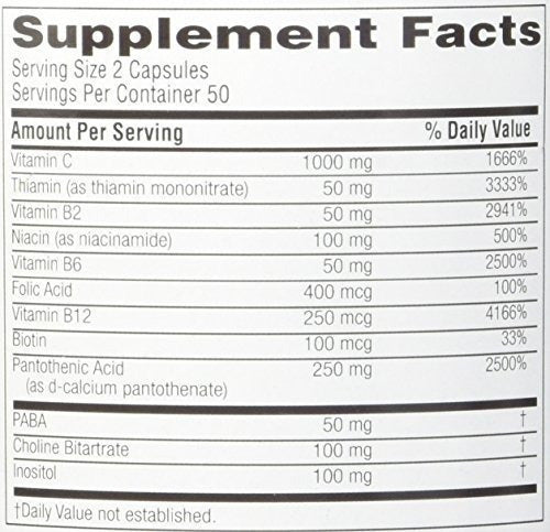 B Complex Stress 100 Cápsulas