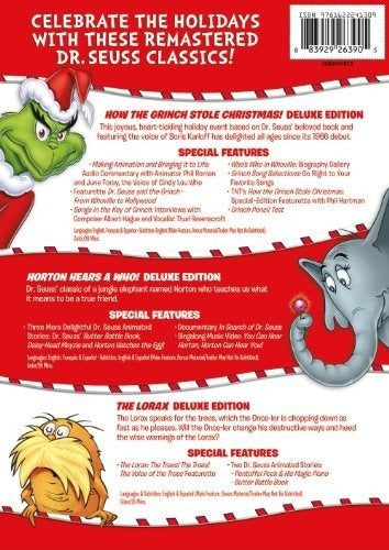 DVD colección de vacaciones de Lujo del Dr. Seuss