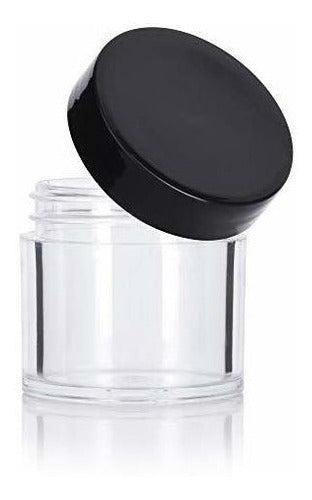 Tarro de envase de bote recargable de viaje de acrílico de p