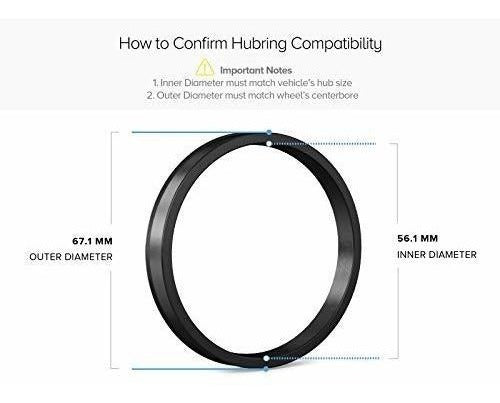 Anillos Hubcentric (paquete De 4)