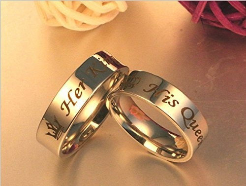 Anillo De Acero Inoxidable Plata Pulida