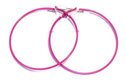 Pendientes De Aro Rosa Fuerte Pendientes De Aro Finos