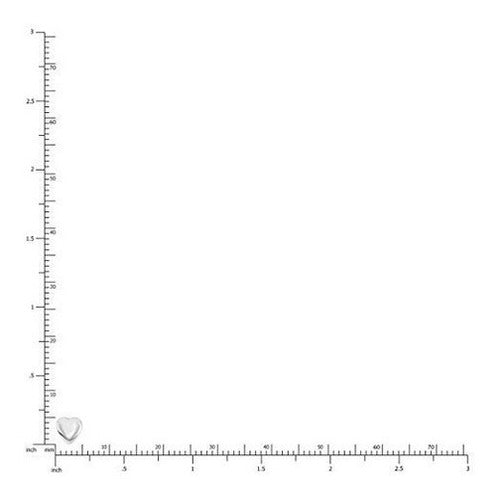 Aretes De Plata Esterlina Con Corazón