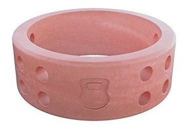Anillo De Silicona Perforada Misty Rose Para Mujer, Talla