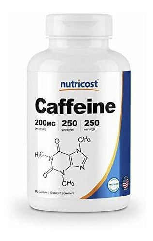 Píldoras De Cafeína 200 Mg Por Porción (250