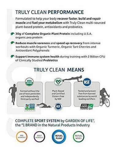 Proteína Vegetal A Base De Plantas De Garden Of Life Sport