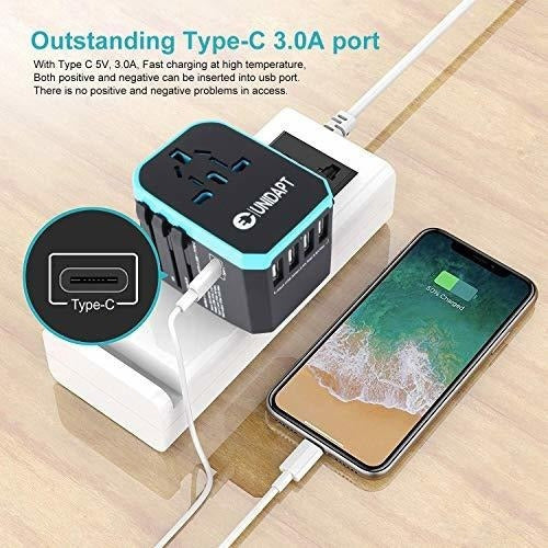 Adaptador De Corriente Usb Universal Para Viajes - Unidapt