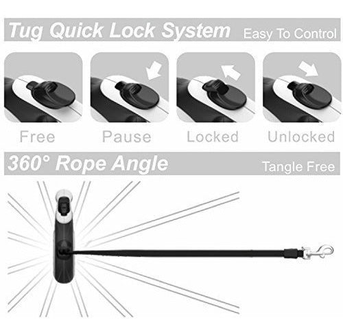 Correa Para Perros Retráctil Para Trabajo Pesado
