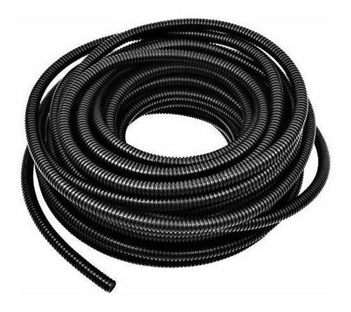 Telar de alambre Negro 20 pies 3/8 Tubo dividido Cubierta