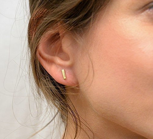 Pendientes Chapada Oro De 14k, Bola, Bola