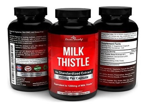 Suplemento De Cápsulas De Cardo De Leche Pura - Un Potente
