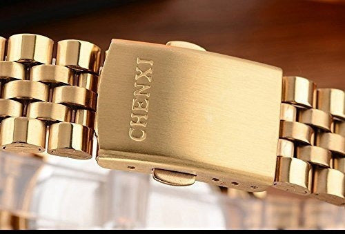 Relojes de la marca suiza de oro de acero inoxidable