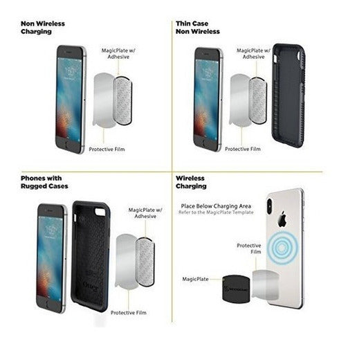 Soporte de ventilación para teléfono