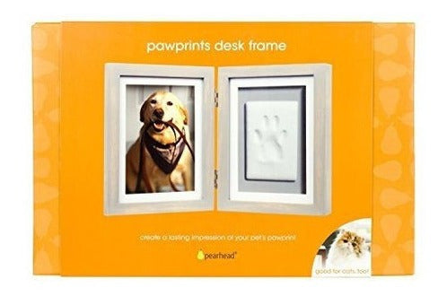 Recuerdo Pearhead Marco De Escritorio De Madera Envejecida