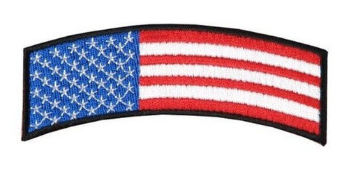 Parche De Bandera Estadounidense De Cueros Calientes
