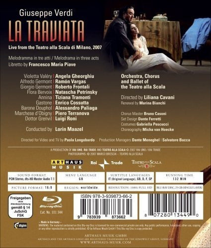 Verdi La Traviata blu-ray