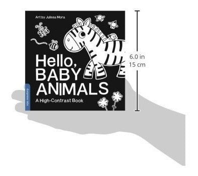 Hola, Baby Animals: Un Libro De Alto Contraste