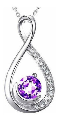 Joyería de amatista natural para mujer